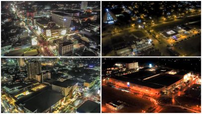 Cagayan de Oro Aerial View at Night as of January 2020 Project LUPAD