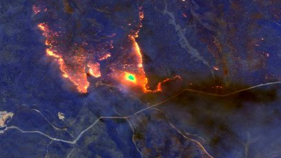 Satellite-View-of-Wildfires-Buring-East-of-Orbost-Victoria-in-Australia-Project-LUPAD-1
