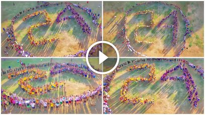 Kobe Bryant Fans Formed a Gigantic Number 24 at Run for Kobe Event Project LUPAD