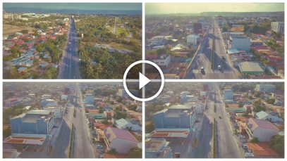 Aerial View of Davao City During Enhanced Community Quarantine Project LUPAD