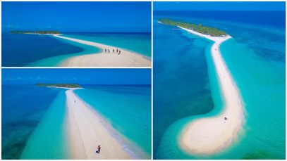 Magnificent Aerial View of Kalanggaman Island in the Philippines Project LUPAD