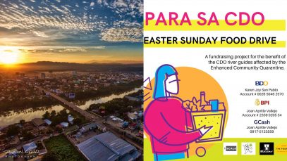 Para Sa CDO Easter Sunday Food Drive for CDO River Guides Project LUPAD 1