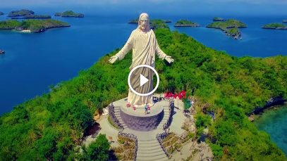 55-Foot Christ the Savior Statue at Hundred Islands in the Philippines Project LUPAD