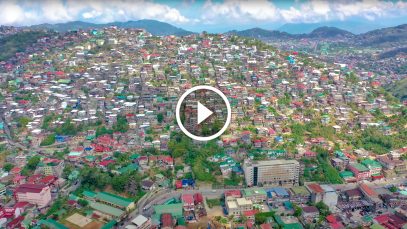 Baguio City Aerial View During CoViD-19 Lockdown Project LUPAD
