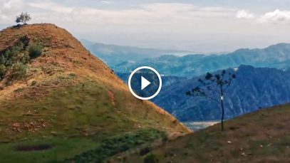 Aerial View of Mount Ulap in Benguet, Philippines Project LUPAD