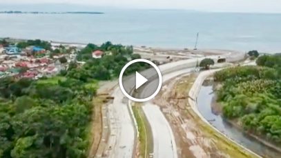 Davao Coastal Road Construction Continues as of June 2020 Project LUPAD