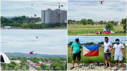 Drone Flag Raising to Commemorate the Philippine Independence Day Project LUPAD
