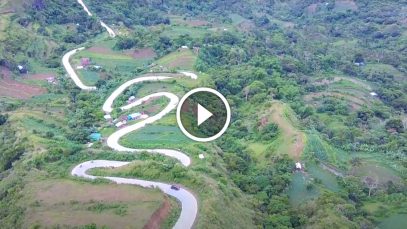 Igtuble, Tubungan _Zigzag Road_ Aerial View in Iloilo Project LUPAD