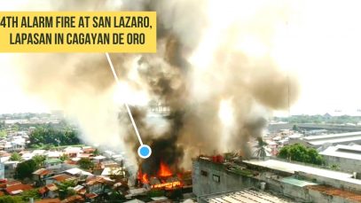 4th Alarm Residential Fire at Lapasan in CDO on July 26 Aerial Coverage Project LUPAD (1)