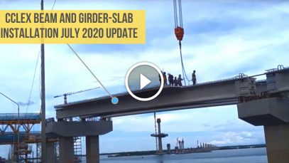 CCLEX Beam, Girder and Slab Installation Update as of July 2020 Project LUPAD (1)