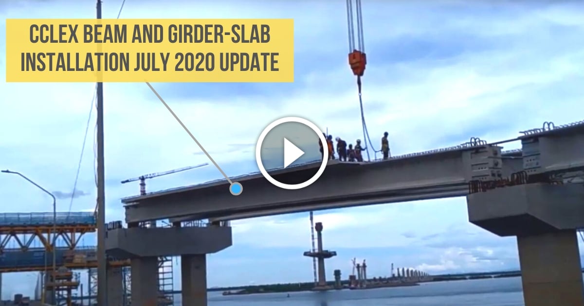 CCLEX Beam and Girder-Slab Installation Update as of July 2020
