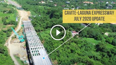 Cavite-Laguna Expressway (CALAX) as of July 2020 Project LUPAD