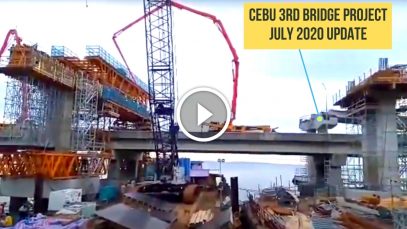 Cebu 3rd Bridge Project Crane’s Point of View Update as of July 2020 Project LUPAD