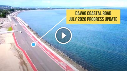 Davao Coastal Road Latest Progress Update as of July 2020 Project LUPAD
