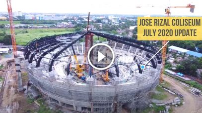 Jose Rizal Coliseum Progress Update as of July 2020 Project LUPAD