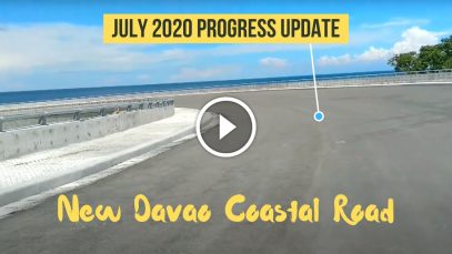 New Davao Coastal Road July 2020 Progress Update Project LUPAD