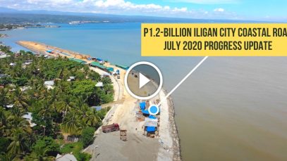 P1.2-Billion Iligan City Coastal Road as of July 2020 Project LUPAD