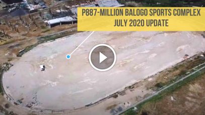 P887-Million Balogo Sports Complex in Sorsogon Update as of July 2020 Project LUPAD