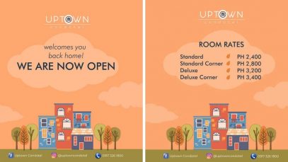 Uptown Condotel is Now Open with Same Room Rates Project LUPAD