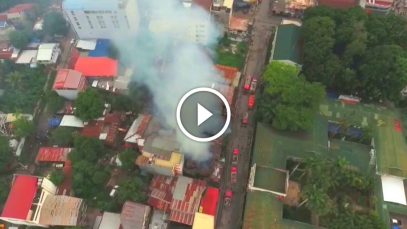 Watch an aerial coverage of the fire at Hayes Street in Cagayan de Oro City today, July 1, 2020. 2