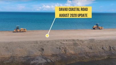 Davao Coastal Road Times Beach_Ecoland Section as of August 2020 Project LUPAD