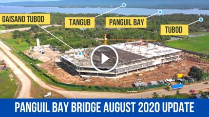 Panguil Bay Bridge Aerial Progress Update as of August 2020 Project LUPAD
