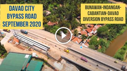 Bunawan-Cabantian-Davao Diversion Bypass Road as of September 2020 Project LUPAD