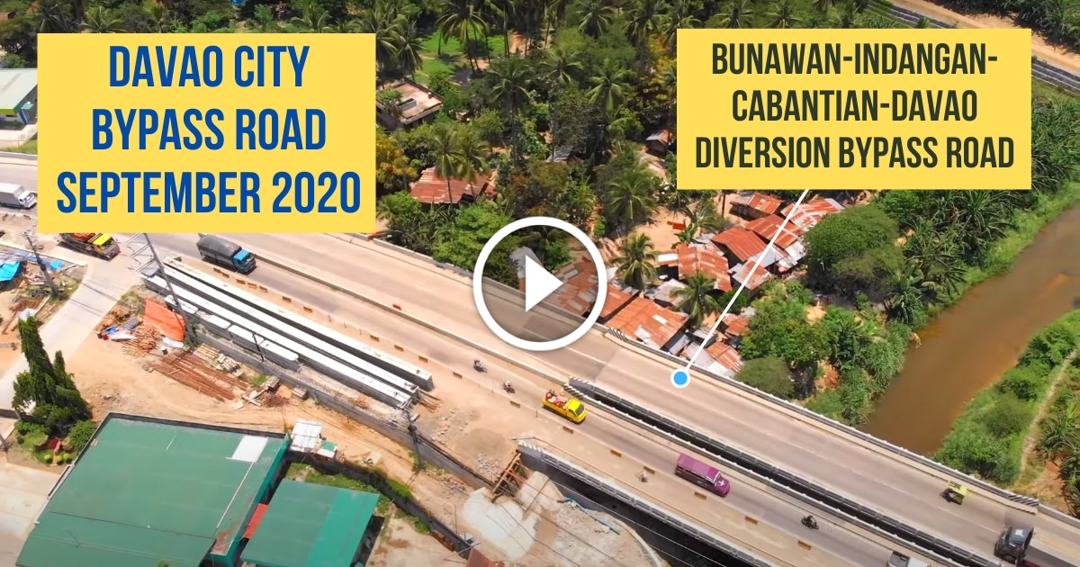 BunawanCabantianDavao Diversion Bypass Road as of September 2020
