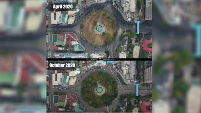 Aerial Footage Comparison of Fuente Rotunda in Cebu in 6 Months Project LUPAD