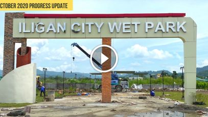 Iligan City Wet Park Latest Progress Update as of October 2020 Project LUPAD