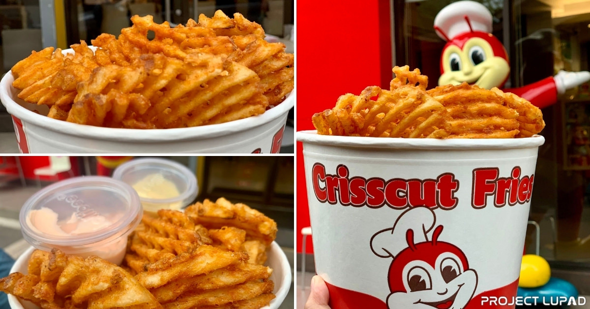 Jollibee Crisscut Fries Now Available in Buckets, Comes with Two Dips