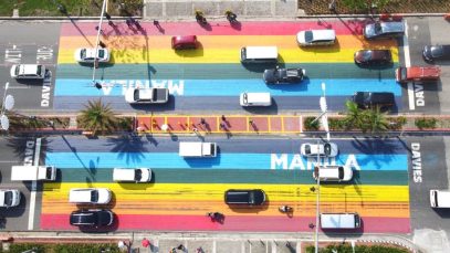Newly-Painted-Rainbow-Pedestrian-along-Roxas-Boulevard-in-Manila-Project-LUPAD