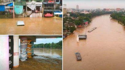 Aerial-View-of-High-Water-Level-at-Marikina-River-Due-to-Continuous-Rains-Project-LUPAD