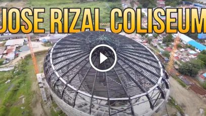 Jose Rizal Coliseum 2021 Latest Aerial Progress Update Project LUPAD