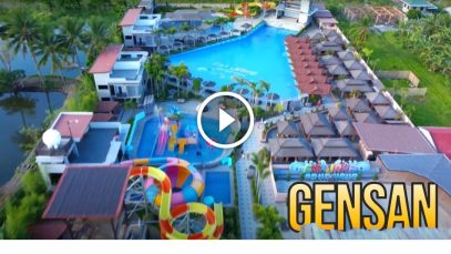 First Wave Pool in General Santos EM-JAKE Aquawave Resort Aerial View Project LUPAD