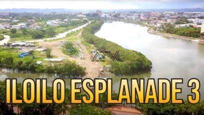 Iloilo Esplanade 3 and Footbridge Aerial Update as of June 2021 Project LUPAD 2