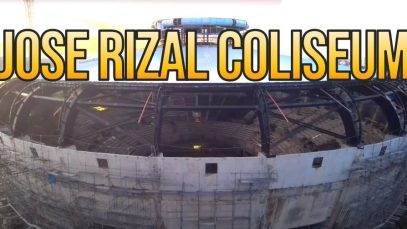 Jose Rizal Coliseum Aerial Update as of June 2021 Project LUPAD