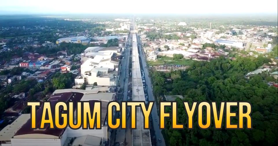 Tagum City Flyover Project Aerial Update as of June 2021