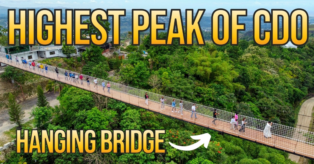 Skye Walk Hanging Bridge at the Highest Peak of Cagayan de Oro