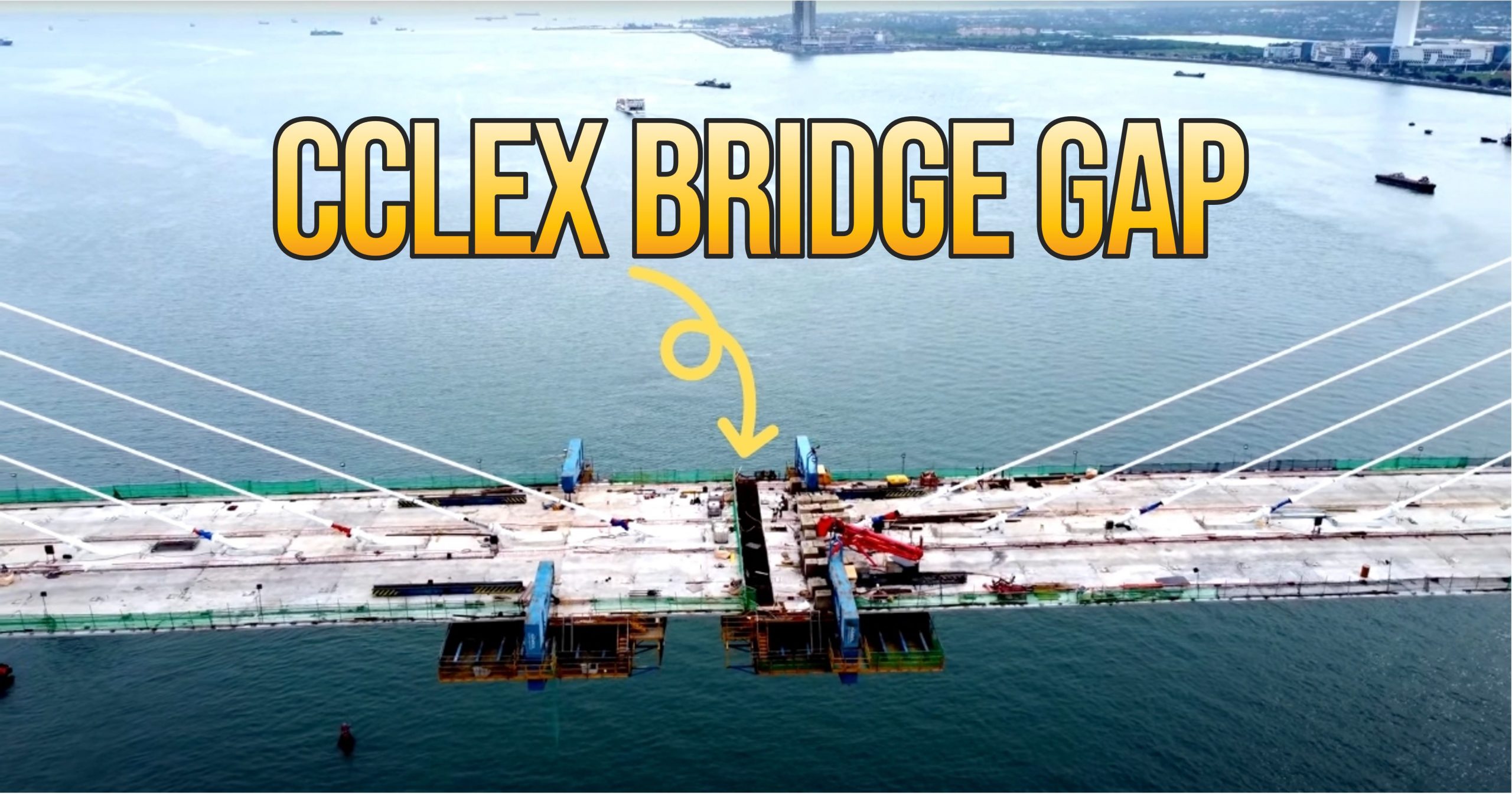 Cebu Cordova Link Expressway Bridge Gap as of September 20, 2021