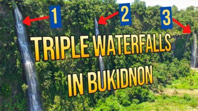 _VTriple Waterfalls at Balangikog Falls in Bukidnon Project LUPAD V7JP