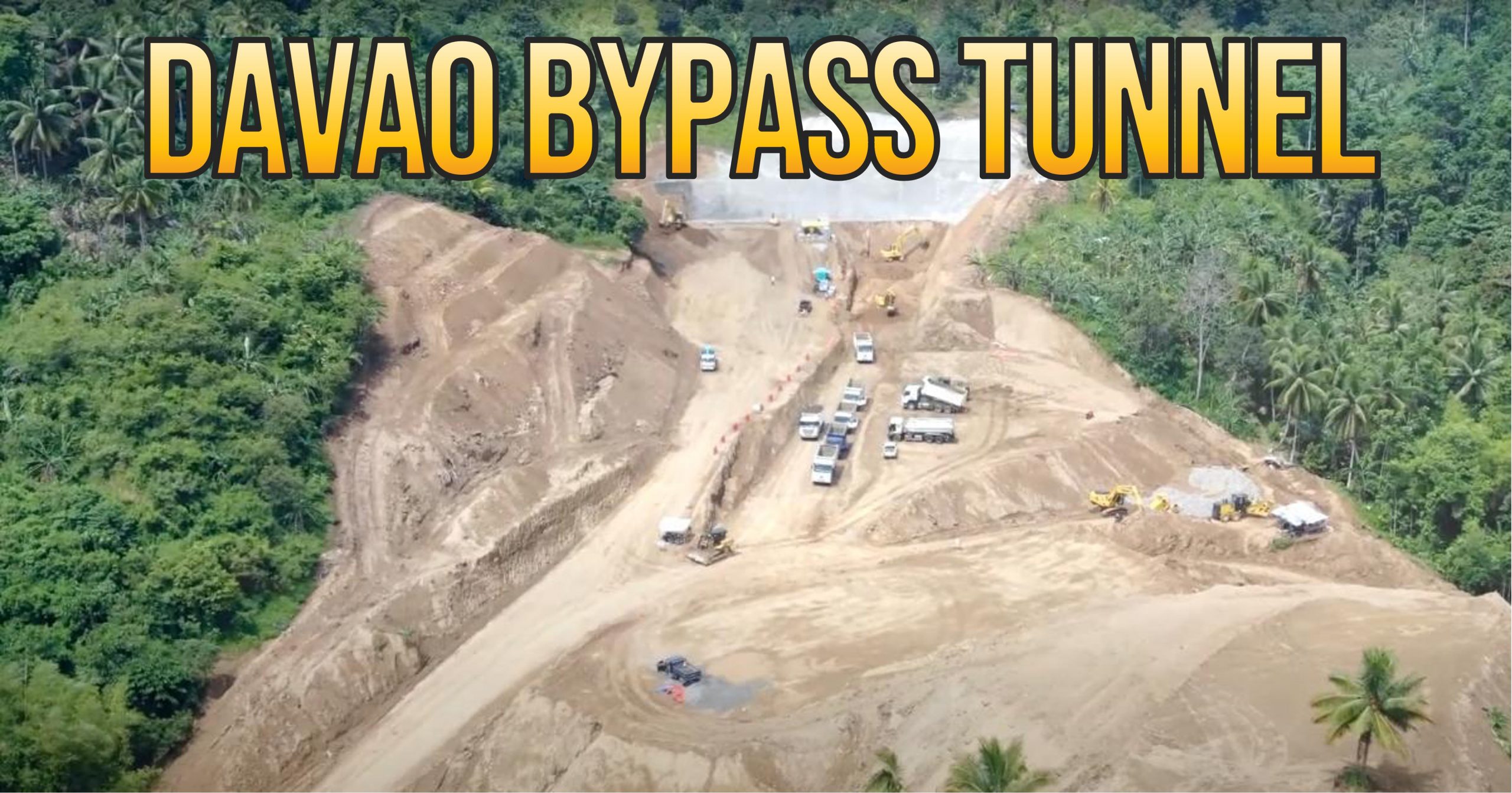 Tunneling Works for Davao City Bypass Road as of November 2021