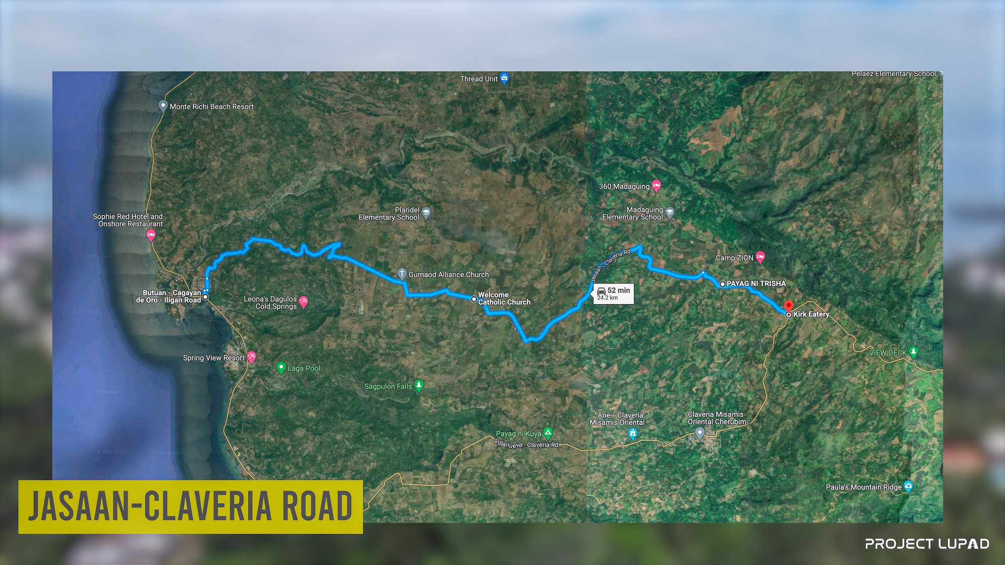 New JasaanClaveria Road Scenic Route