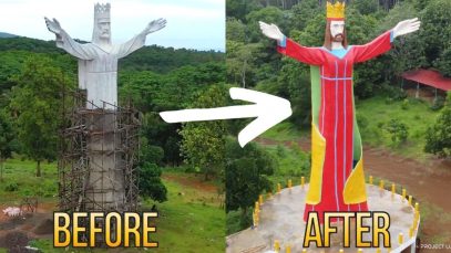 Transformation-of-Christ-the-King-Statue-in-the-Philippines-Project-LUPAD