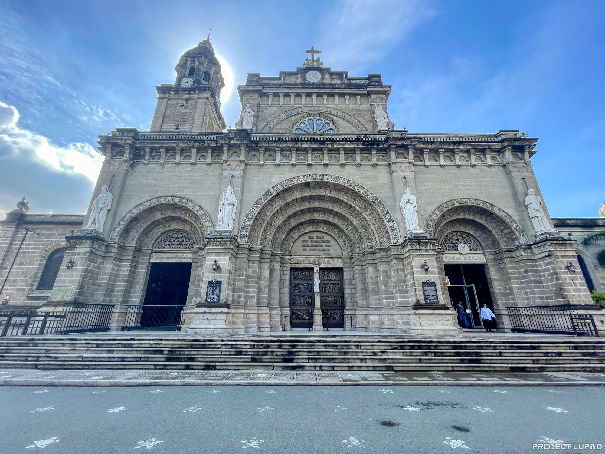Manila Cathedral in Intramuros, a stop on the Bajaj tour
