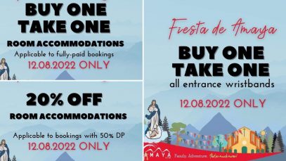 Celebrate Fiesta de Amaya with Buy 1 Take 1 on December 8 Project LUPAD
