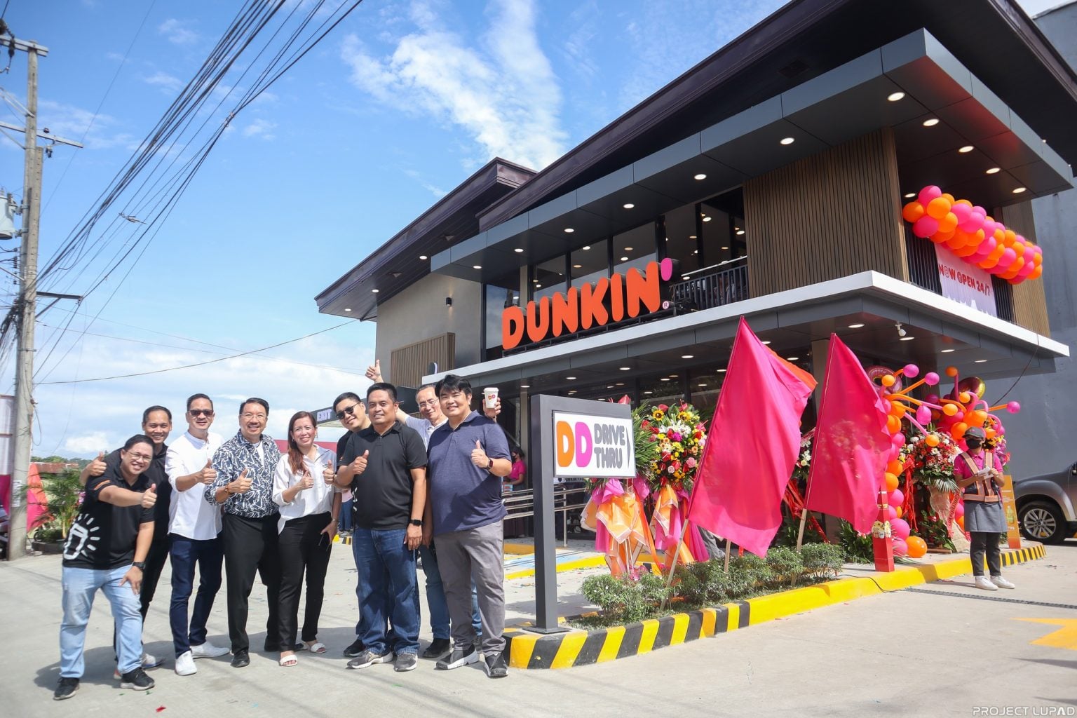 Dunkin’ Drive-Thru in Tubod, Iligan on opening day