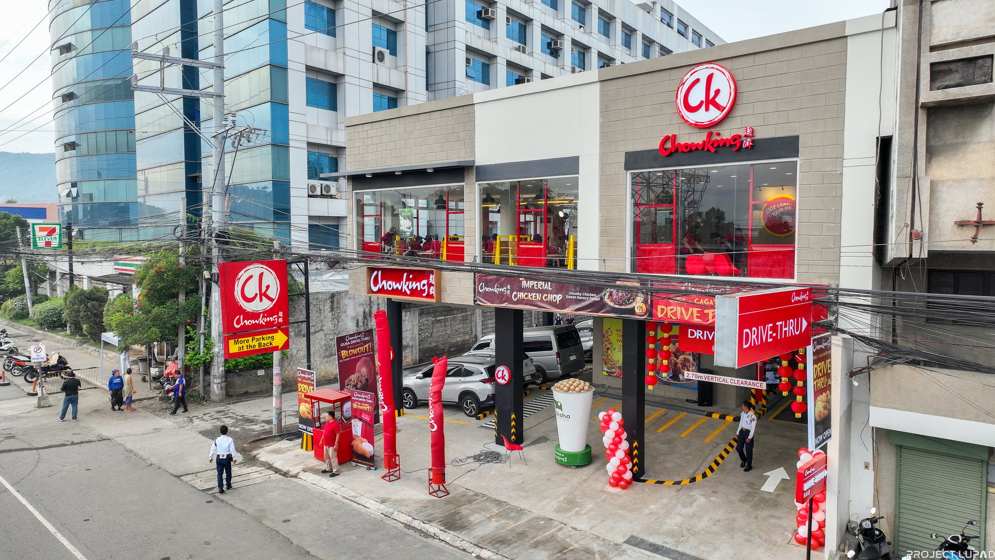 The new Chowking Gusa Drive-Thru in Cagayan de Oro, shot for this Chowking case study by Project LUPAD