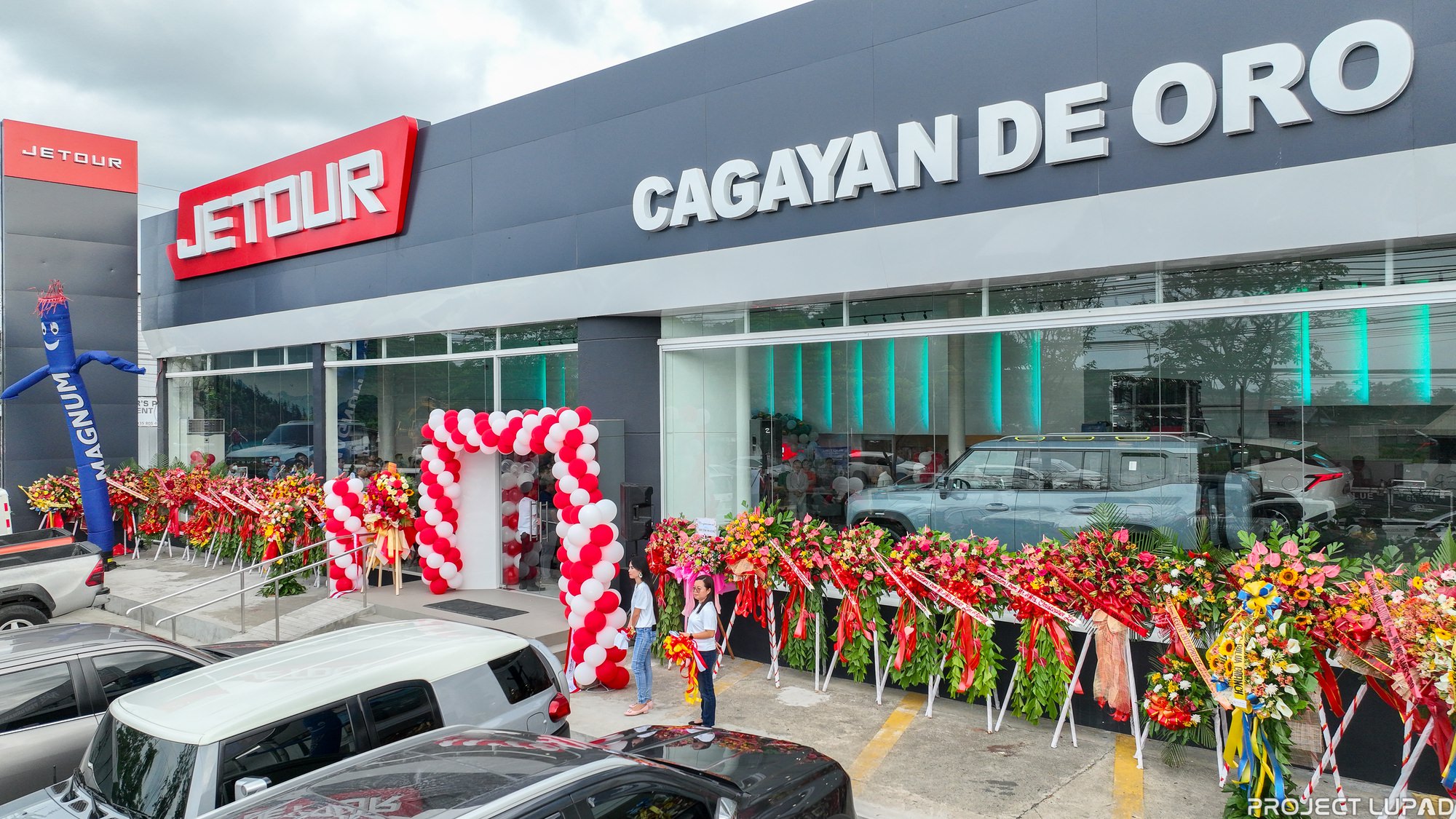 The Jetour Auto Cagayan de Oro storefront on opening day
