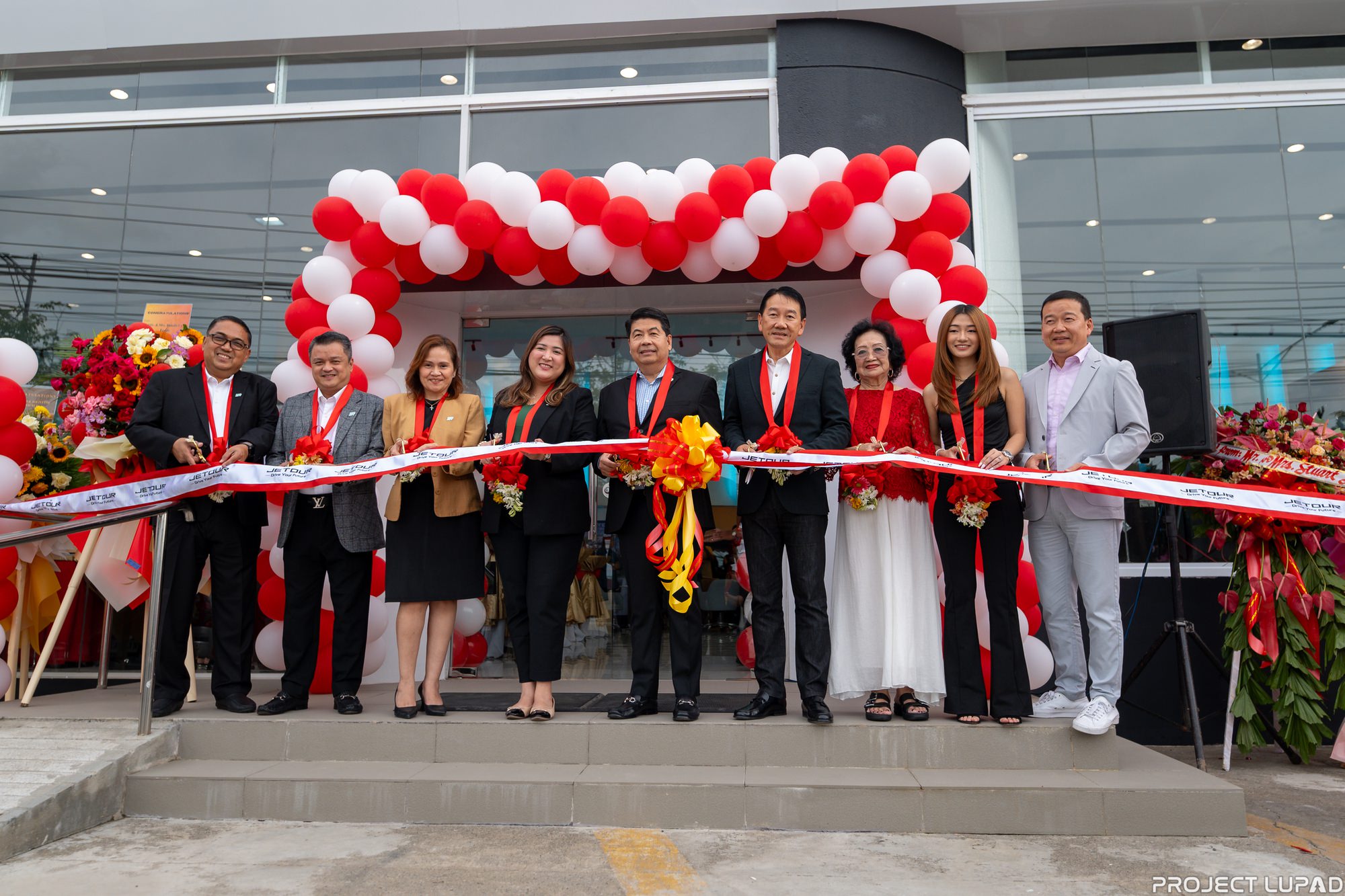 Ribbon cutting at the Jetour Cagayan de Oro grand opening